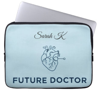 Personalized Future Doctor Heart Anatomy Laptop Sl Laptopschutzhülle