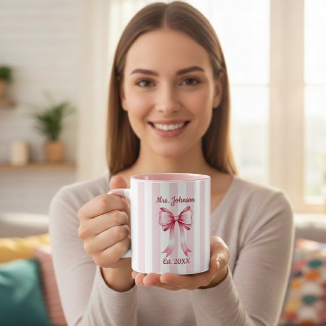 Personalized Future Mrs. Mug, Custom Engaged Mug (Créateur téléchargé)