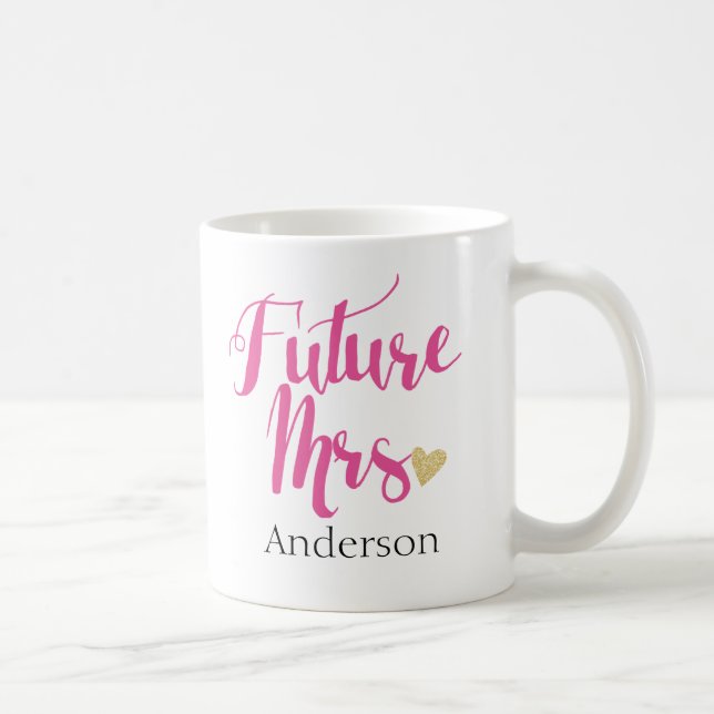 Personalized Future. Wird Flansch-to-Be3 Kaffeetasse (Rechts)