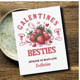 Personalized Galentine’s Day Feiertagspostkarte