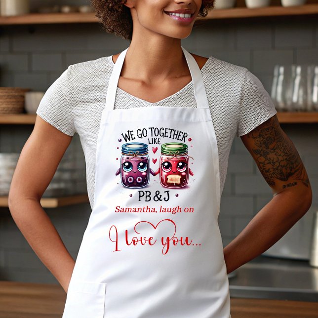 Personalized Gift for Boyfriend Funny Food Apron Schürze (Personalized Gift for Boyfriend Funny Food Apron)