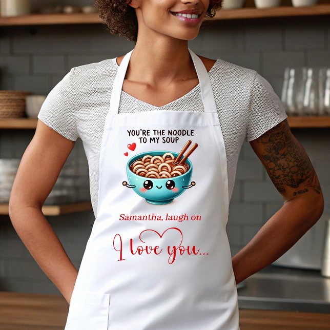 Personalized Gift for Wife Funny Food Love Apron Schürze (Personalized Gift for Wife Funny Food Love Apron)
