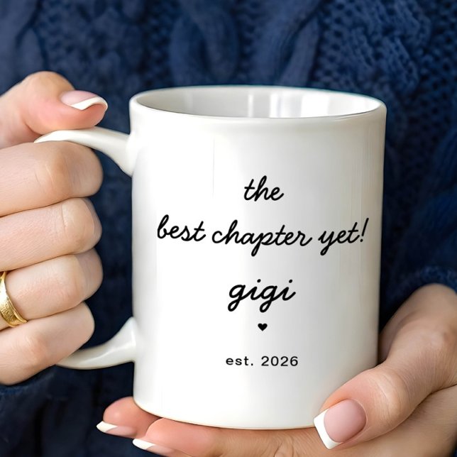 Personalized Gigi Mug Best Chapter Yet Kaffeetasse (Von Creator hochgeladen)
