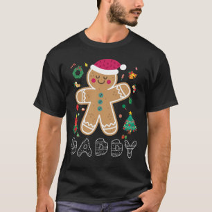 Personalized Gingerbread Family Christmas Pajamas  T-Shirt