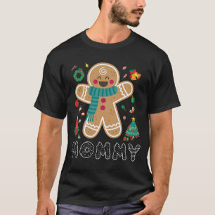 Personalized Gingerbread Family Christmas Pajamas  T-Shirt