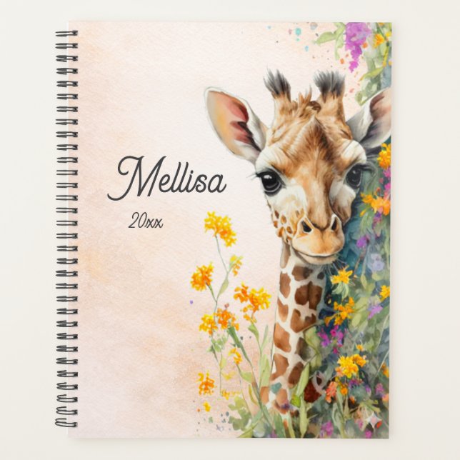Personalized Giraffe Planner (Devant)