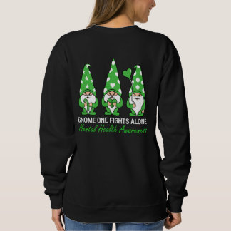 Personalized Gnome One Fights Alone Sweatshirt