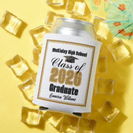 Personalized Gold Class of 2026 Graduation Party Dosenkühler