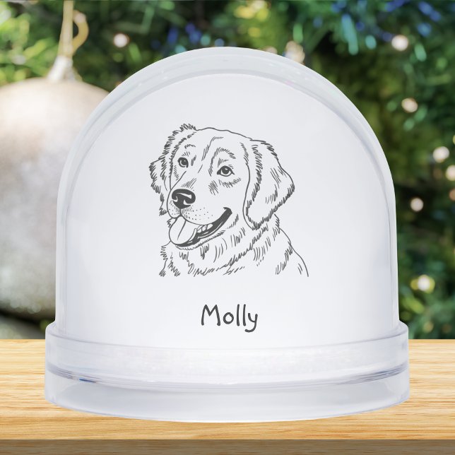Personalized Golden Retriever Dog Christmas (Créateur téléchargé)