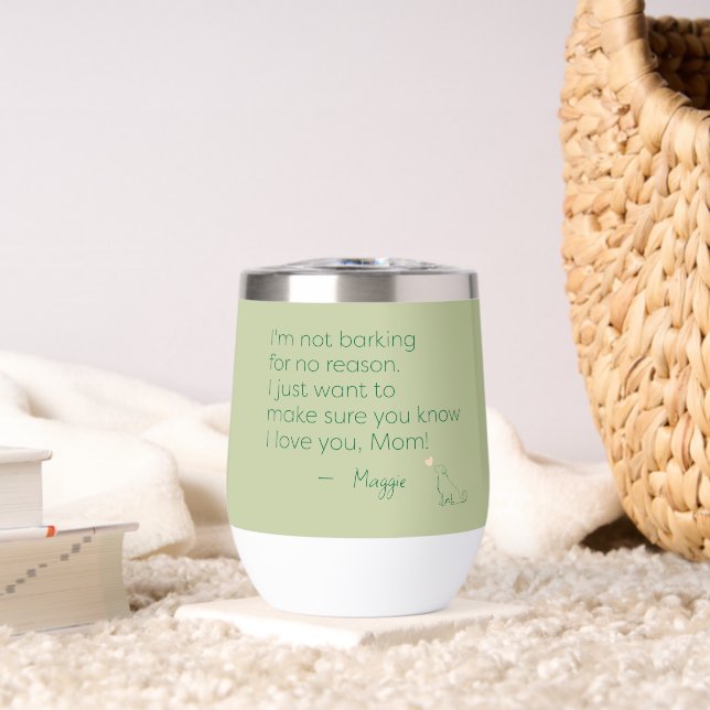 Personalized Golden Retriever Mom Gift (Wohnzimmer (gedreht))