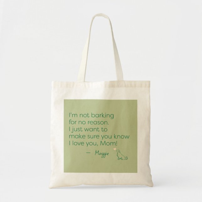 Personalized Golden Retriever Mom Tote Bag Gift Tragetasche (Vorne)
