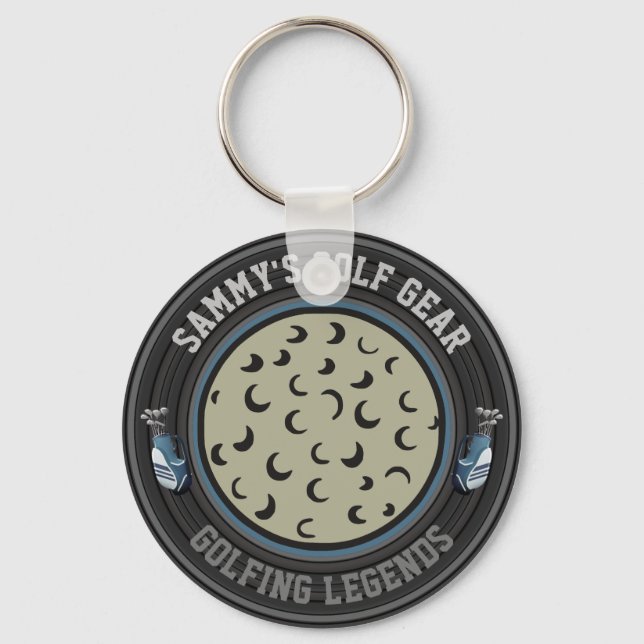 Personalized Golf Ball Keychain Schlüsselanhänger (Vorderseite)