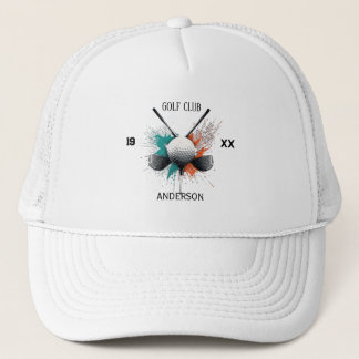 Personalized Golf Club Name Custom  Hat  2026 Truckerkappe