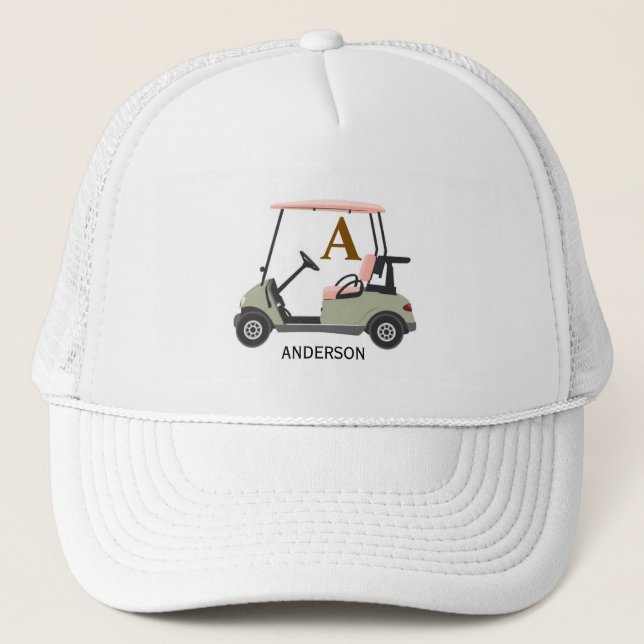 Personalized Golf Club Name Trucker Hat 2026 Truckerkappe (Vorderseite)