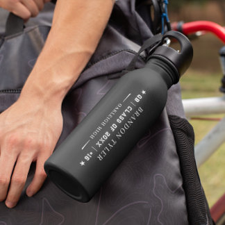 Personalized Graduation Athlete Keepsake Edelstahlflasche