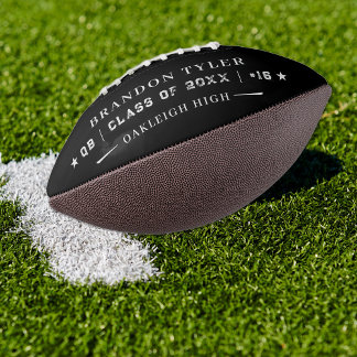 Personalized Graduation Athlete Keepsake Football