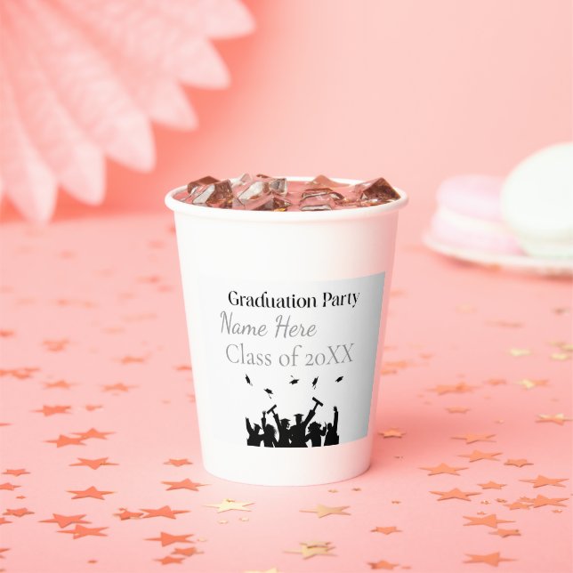 Personalized Graduation Custom Name and Class Year Pappbecher (Insitu)