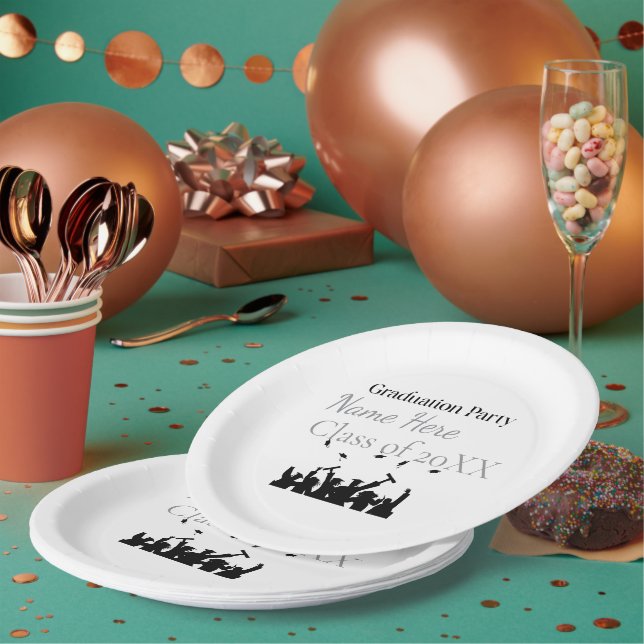 Personalized Graduation Custom Name and Class Year Pappteller (Multi)