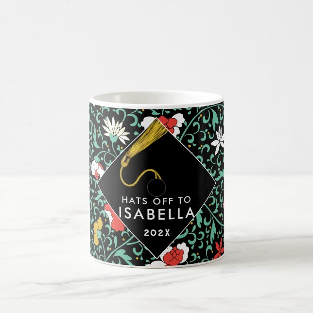 Personalized Graduation Keepsake Ohrts Mug Kaffeetasse (Mittel)