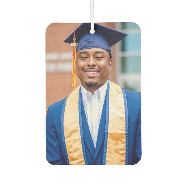 Personalized Graduation Photo Keepsake Memory Gift Autolufterfrischer (Vorderseite)