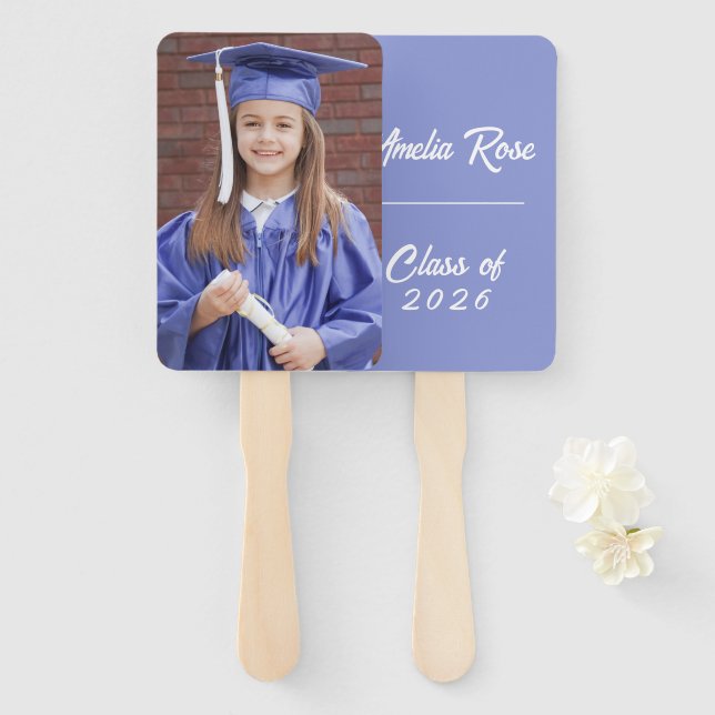 Personalized Graduation Photo with Name & Class  Fächer (Vorne und Hinten)
