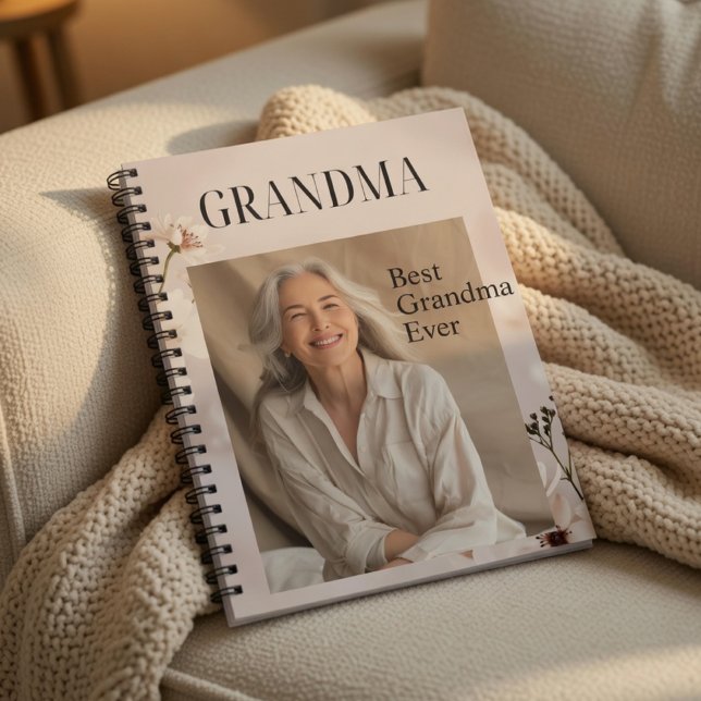 Personalized Grandma Notebook | Best Grandma Ever  Notizblock (Von Creator hochgeladen)