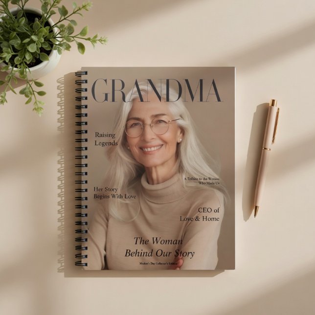 Personalized Grandma Notebook | Custom Photo Notizblock (Von Creator hochgeladen)