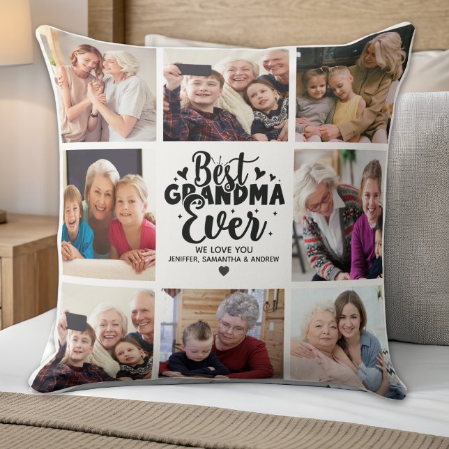 Personalized Grandma Photo | Best Grandma Ever Kissen (Von Creator hochgeladen)