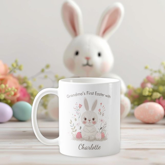 Personalized Grandma’s First Easter Mug Kaffeetasse (Von Creator hochgeladen)