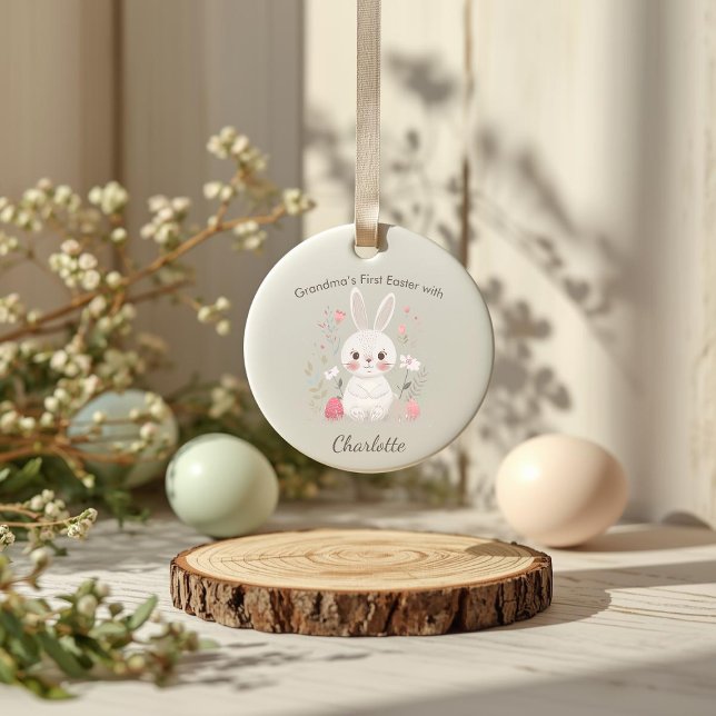 Personalized Grandma’s First Easter  Ornament (Von Creator hochgeladen)