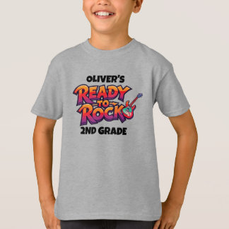 Personalized Graphic Kid T-shirt - Back To School