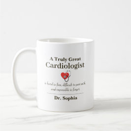 Personalized Great Cardiologist Appreciation Gift Kaffeetasse