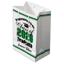 Personalized Green Class of 2026 Graduation
