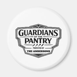 Personalized Guardians of the Pantry Magnet