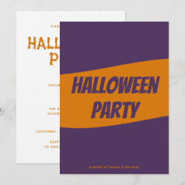 Personalized Halloween Invitation card Einladung