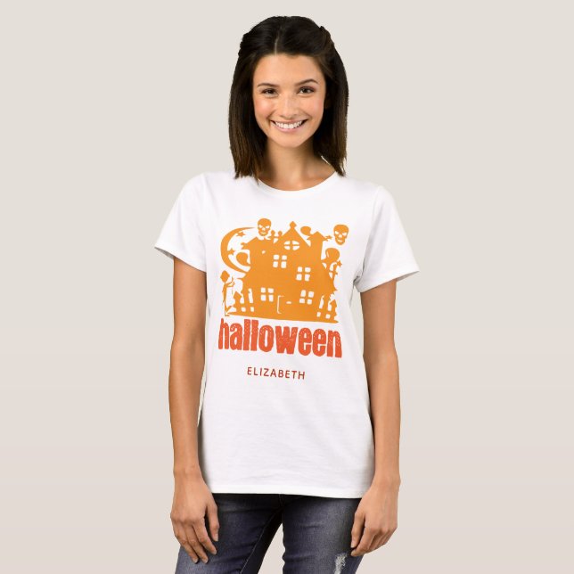 Personalized Halloween T-Shirt (Devant entier)