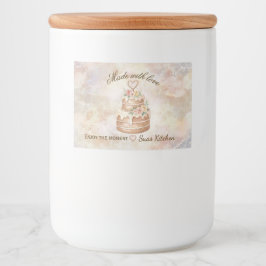 Personalized Handmade- Love custom kitchen lable Lebensmitteletikett