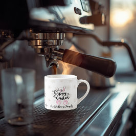 Personalized Happy Easter Espresso Mug Espressotasse