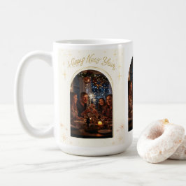 Personalized Happy New Year Greeting with my Photo Kaffeetasse
