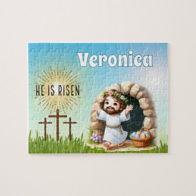 Personalized He Is Risen Easter (Horizontal)