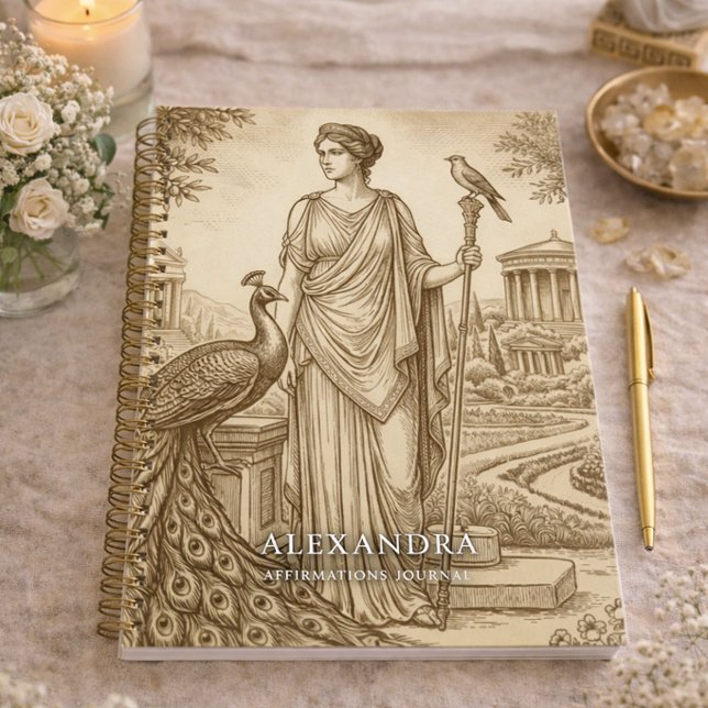 Personalized Hera Affirmations Journal Notizbuch (Von Creator hochgeladen)