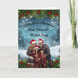 Personalized Holiday Card Karte