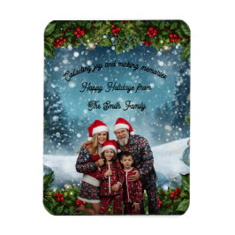 Personalized Holiday Card Magnet