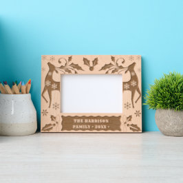 Personalized Holiday Geätzte Rahmen