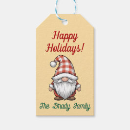 Personalized holiday gift tag geschenkanhänger