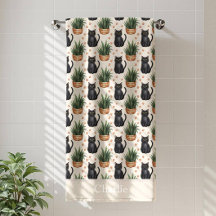 Personalized Houseplants and Cat