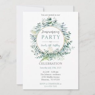 Personalized Housewarming and Birthday Einladung