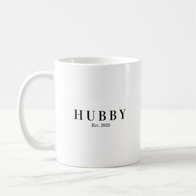 personalized hubby anniversary gift T-Shirt Kaffeetasse (Links)