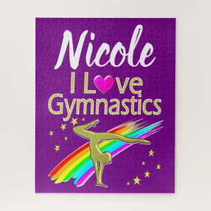PERSONALIZED I LOVE GYMNASTICS DESIGN