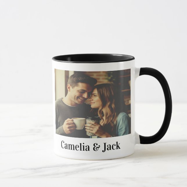 Personalized Image and text  Tasse (Rechts)